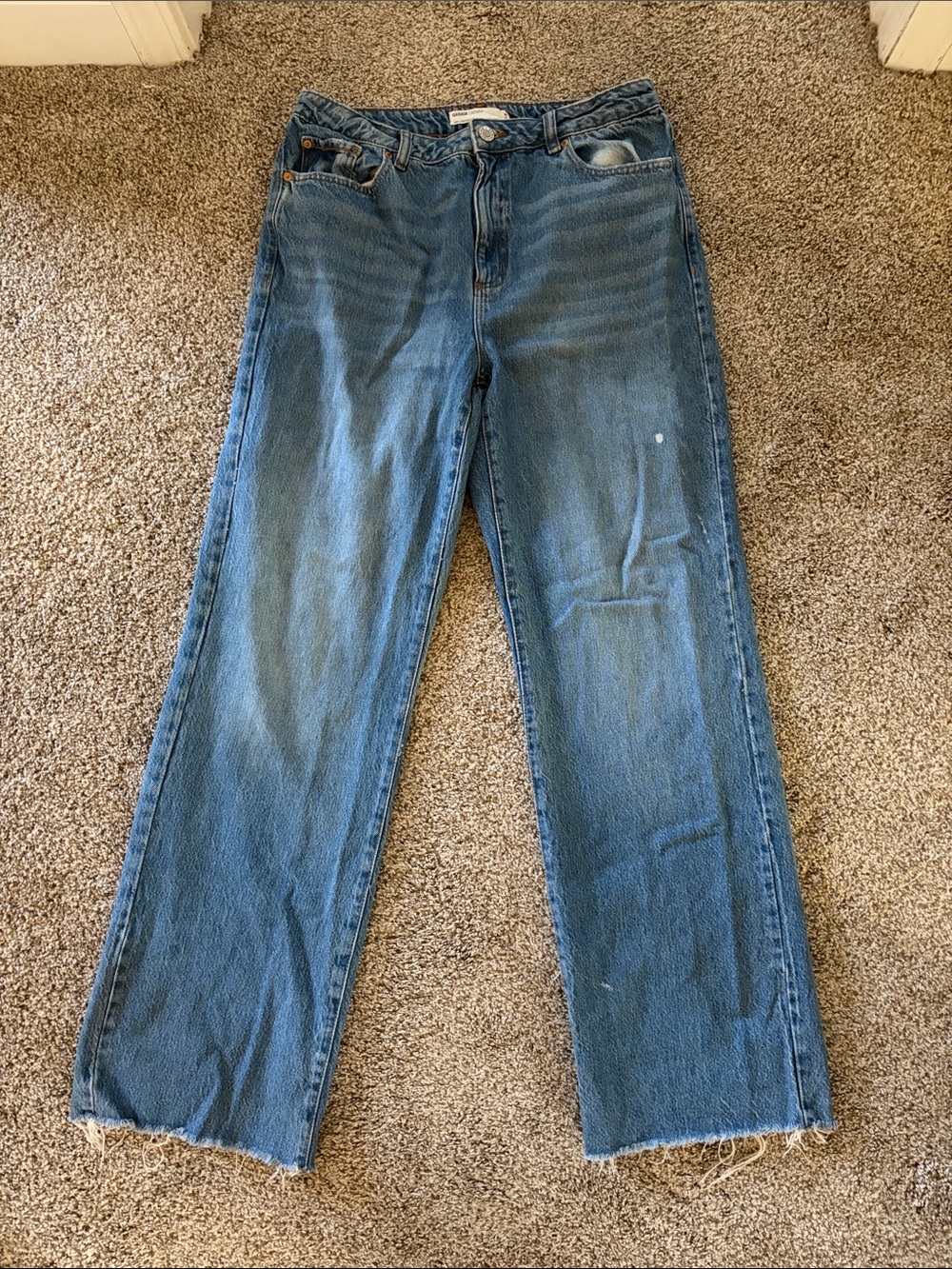 Garage Men's Straight Jeans in Blue Denim